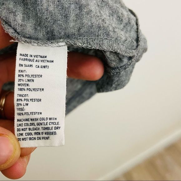 American Eagle | Festival Tee in Grey and White - Picture 4 of 8